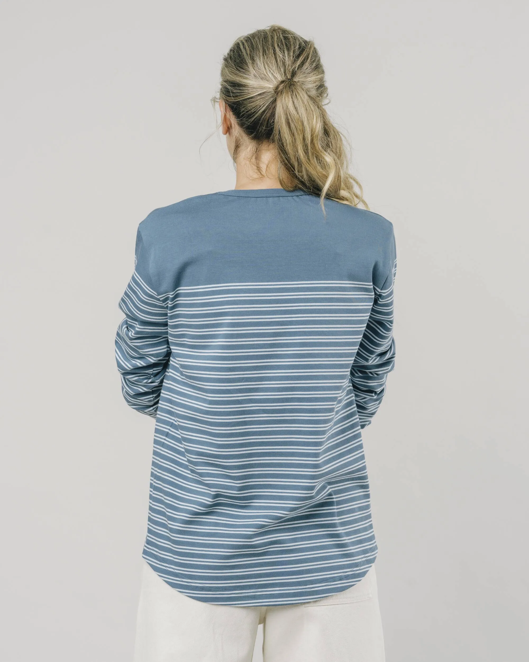 BRAVA STRIPE INDIGO UNISEX TSHIRT