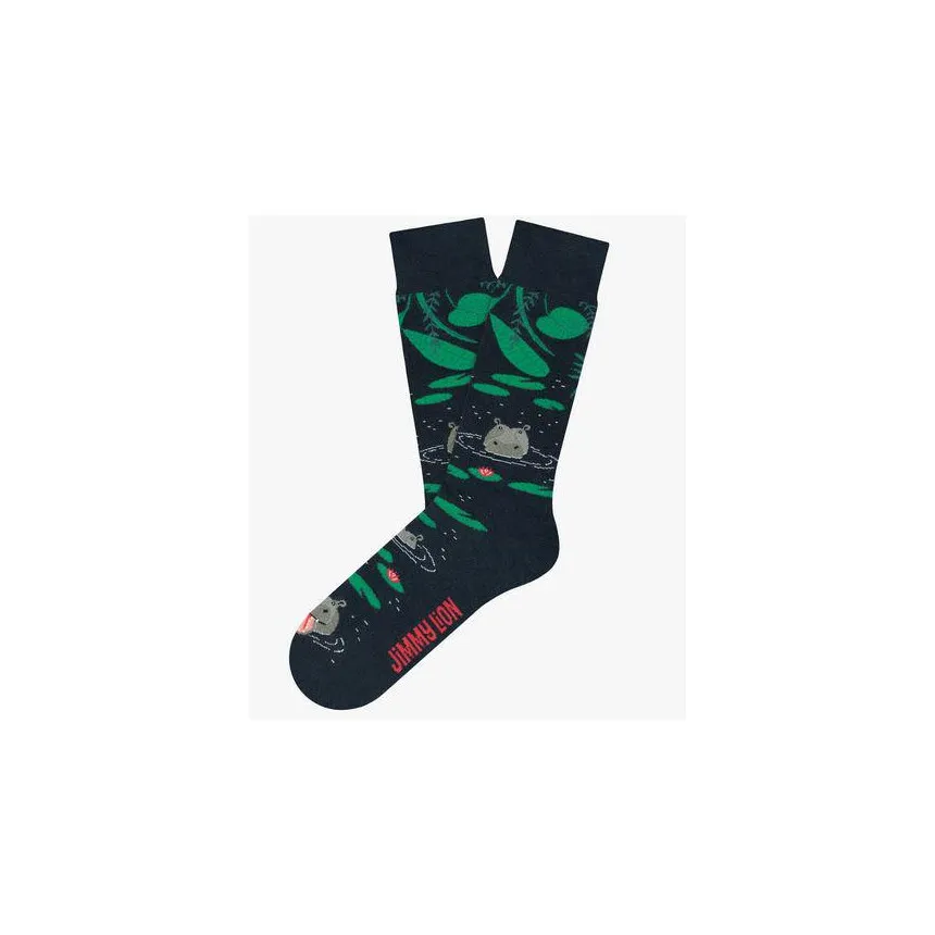Calcetines Jimmy Lion Hippos Unisex Azul 