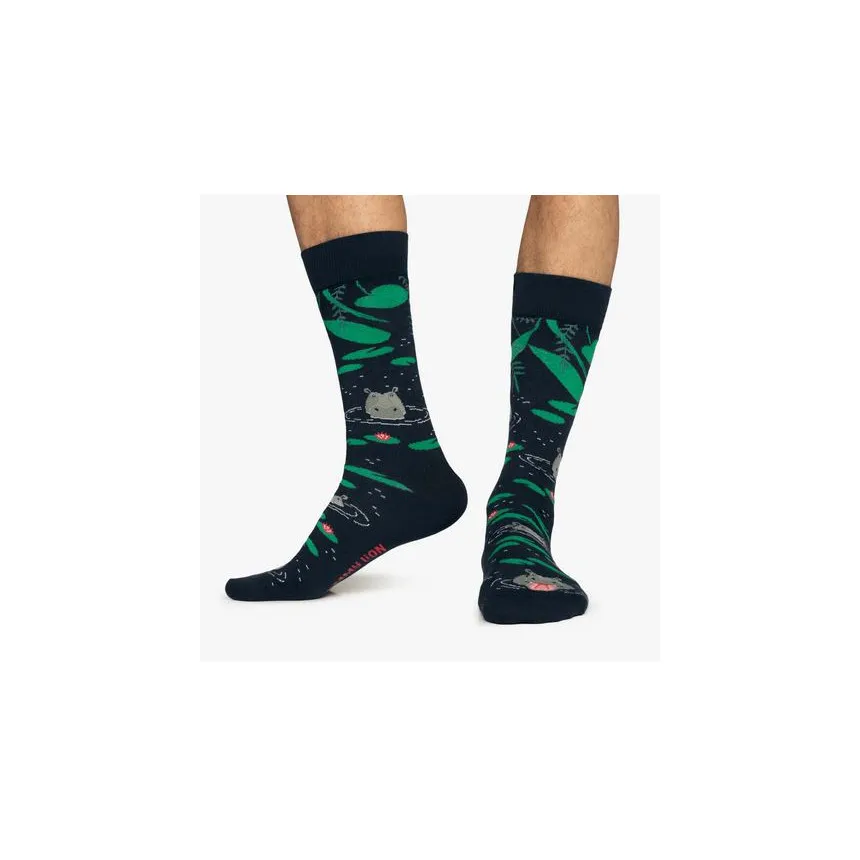 Calcetines Jimmy Lion Hippos Unisex Azul 