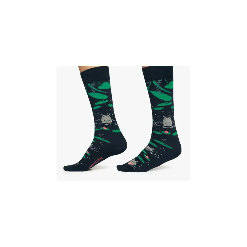 Calcetines Jimmy Lion Hippos Unisex Azul 
