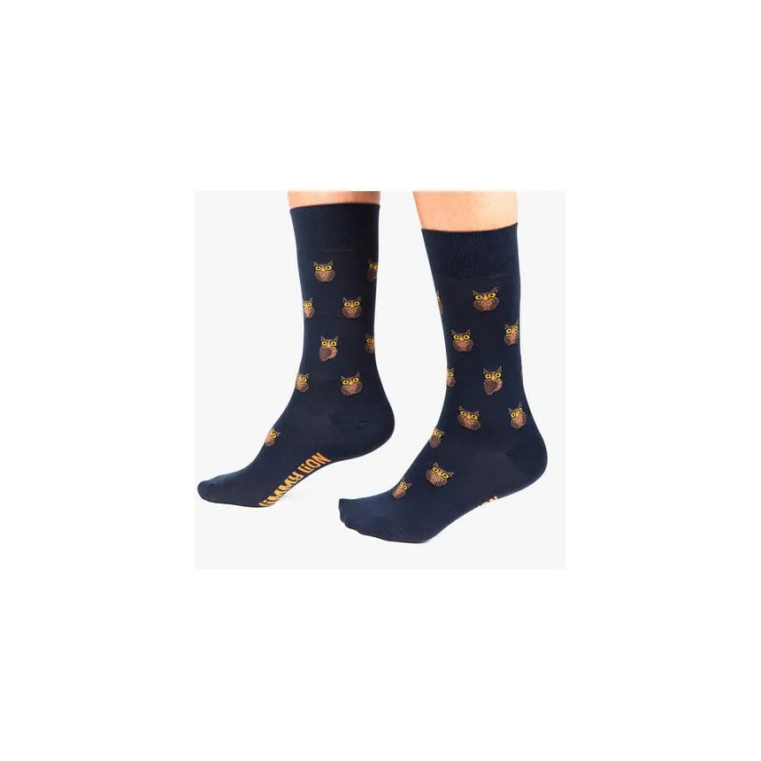 Calcetines Jimmy Lion Owls Unisex Azul 