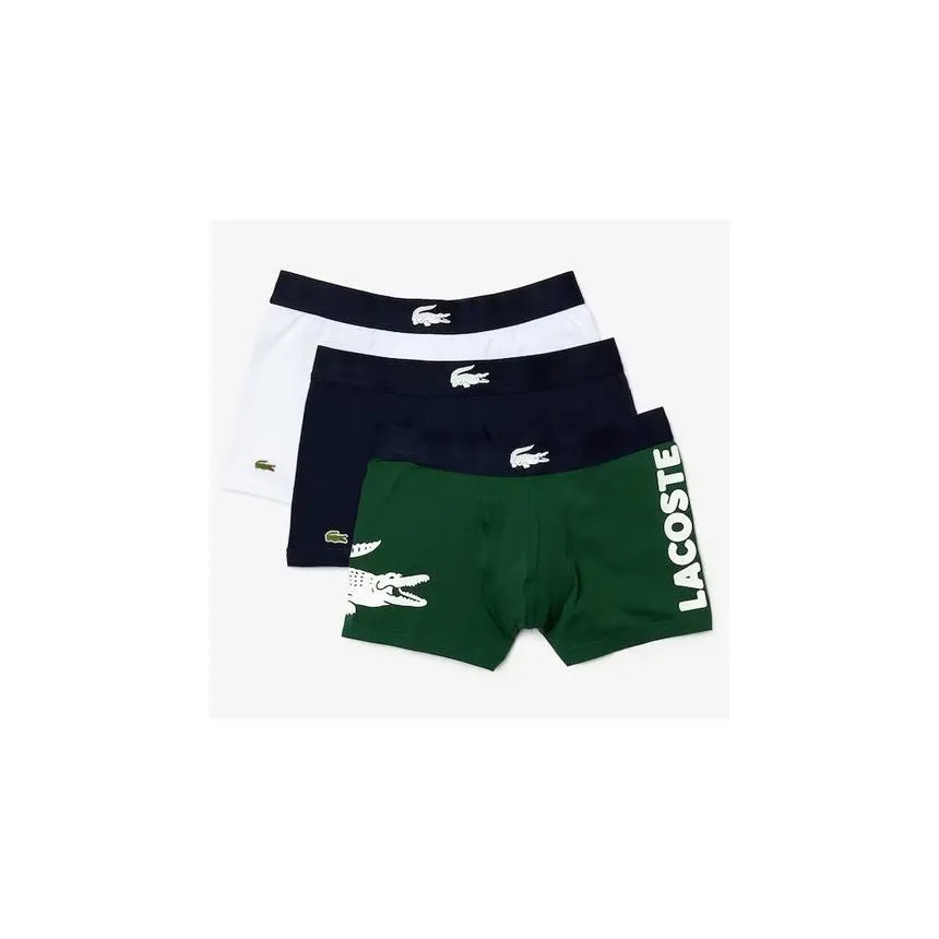 Calzoncillo Lacoste Pack 3 Unidades Para Hombre