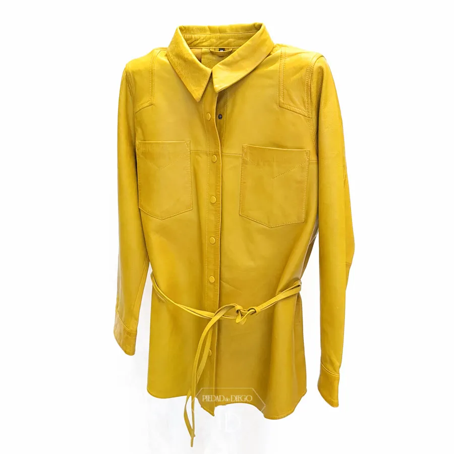 CAMISA DE PIEL MUJER – TEDN AQUA