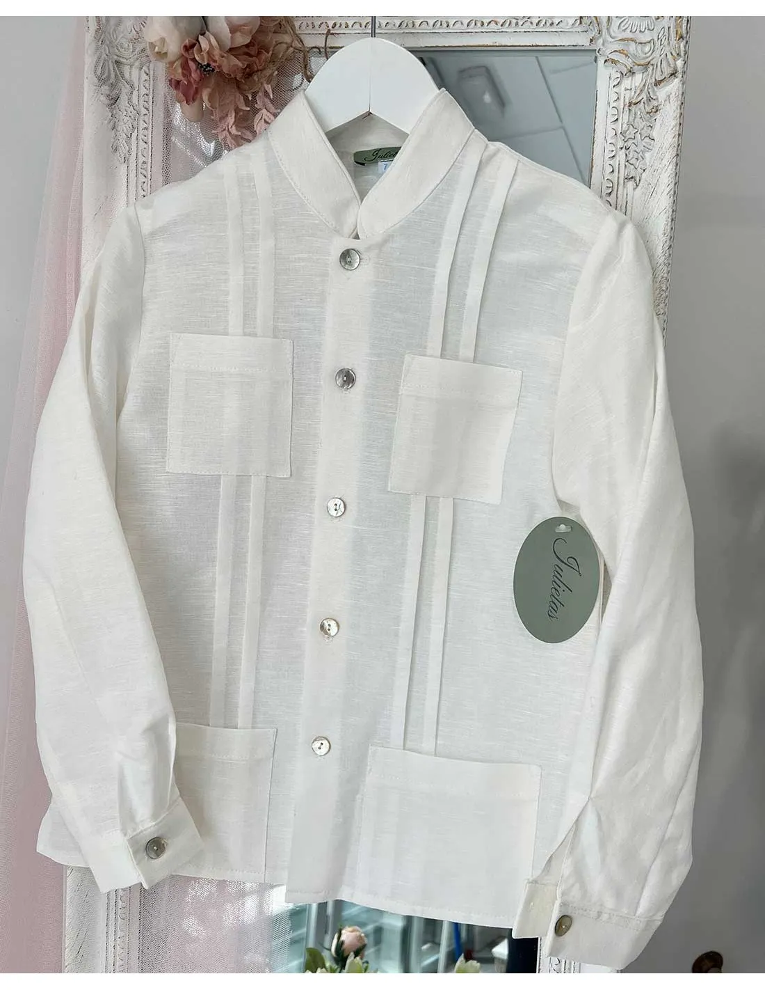 Camisa Niño Ceremonia Sahariana de Julietas