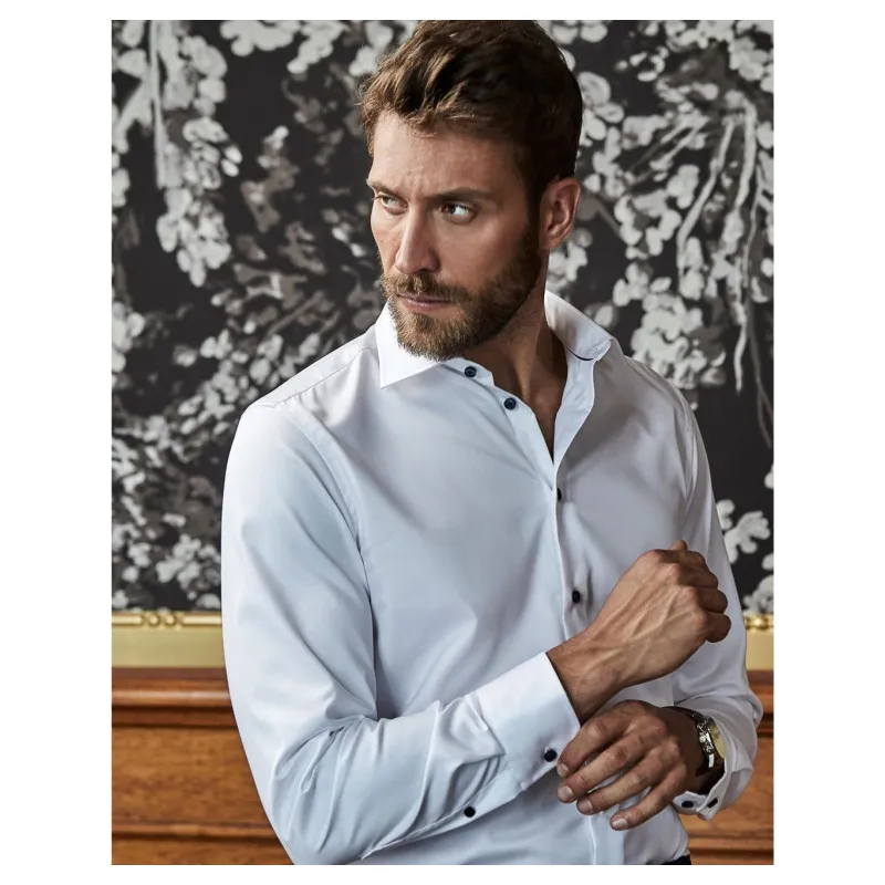 Camisa para hombre TEE JAYS 4021 Luxury Slim Fit