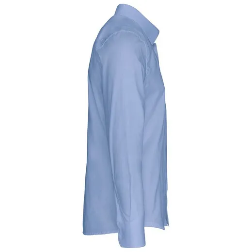 Camisa Popelina Manga Larga Hombre