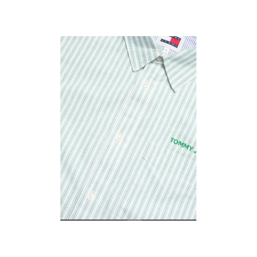 Camisa Tommy Hilfiger Stripe Classics Para Hombre