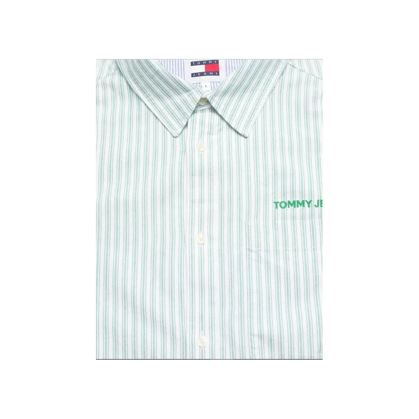 Camisa Tommy Hilfiger Stripe Classics Para Hombre
