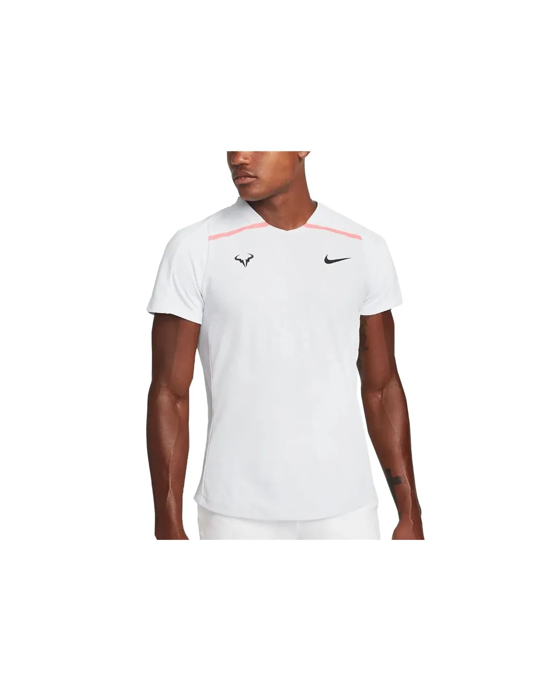 CAMISETA BLANCA DE TENIS NIKE COURT DRIFIT ADV RAFA HOMBRE