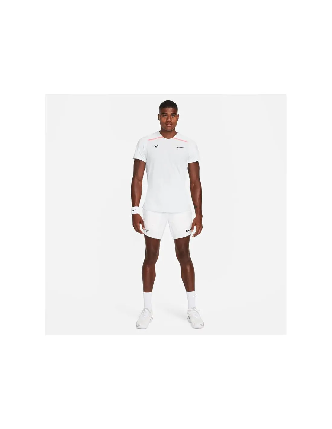 CAMISETA BLANCA DE TENIS NIKE COURT DRIFIT ADV RAFA HOMBRE