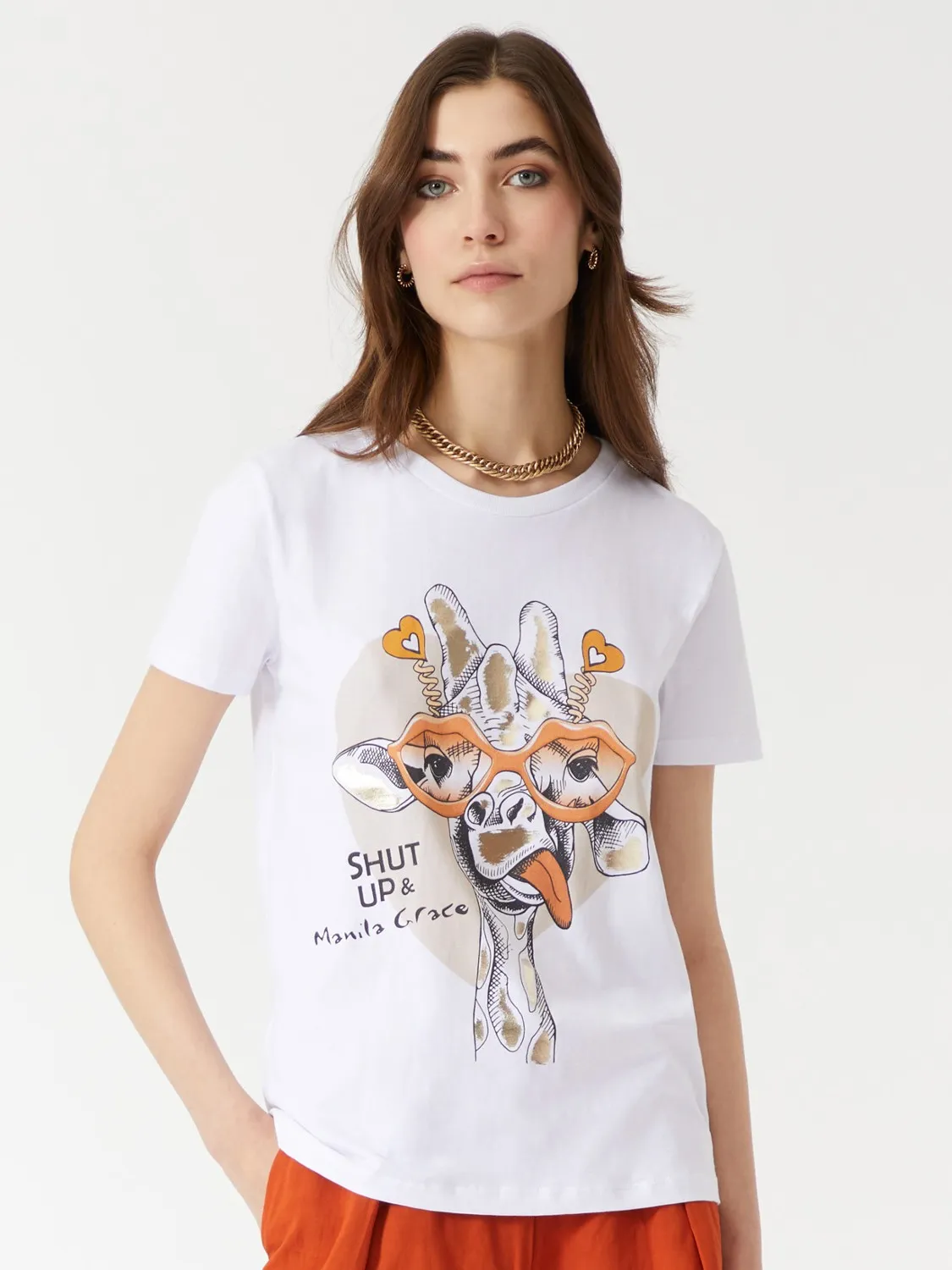 CAMISETA CARA JIRAFA MANILA GRACE