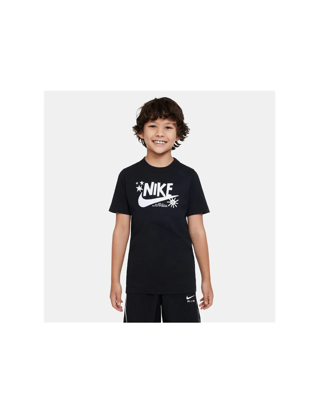 Camiseta de manga corta Nike Sportswear Niño Black