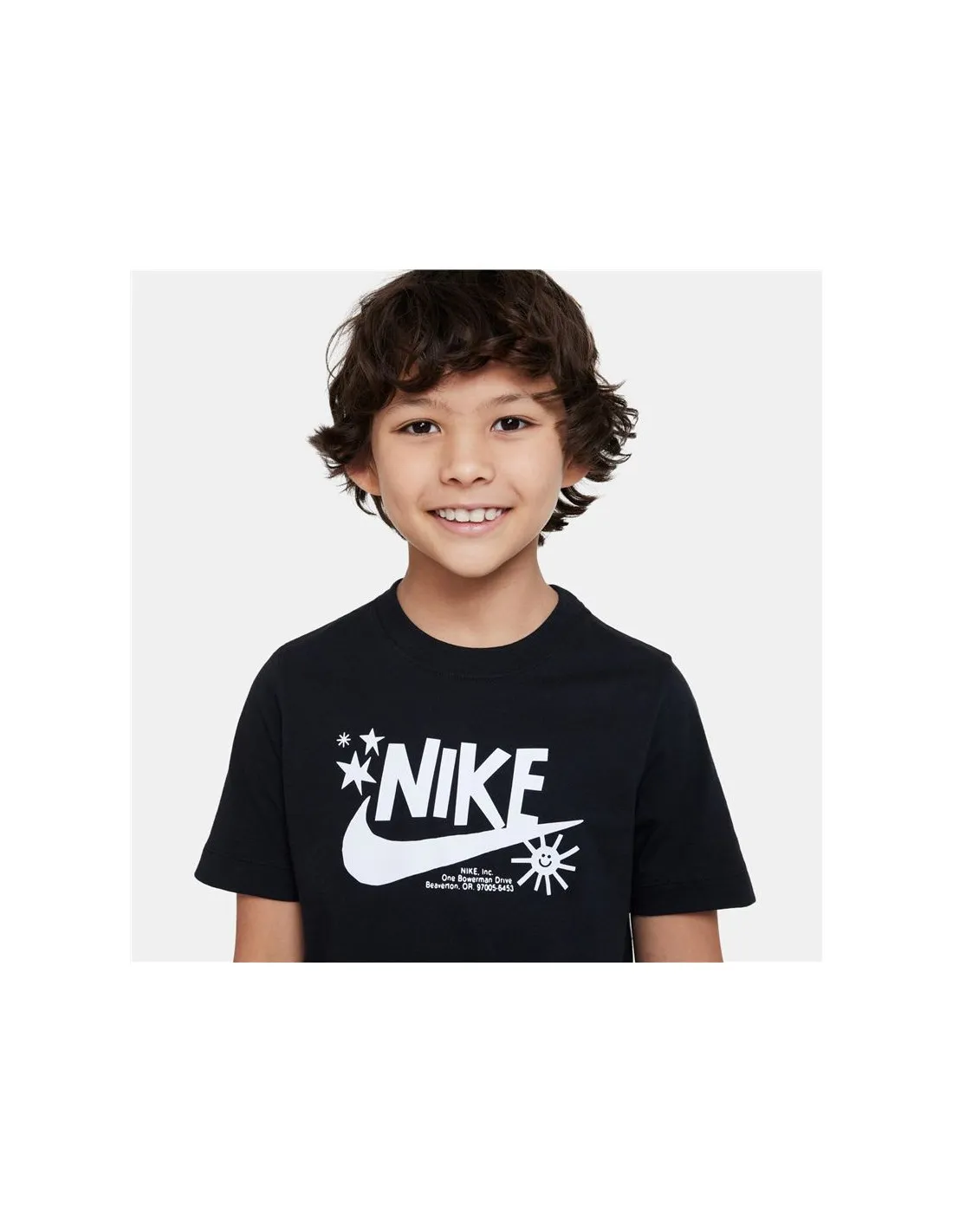 Camiseta de manga corta Nike Sportswear Niño Black