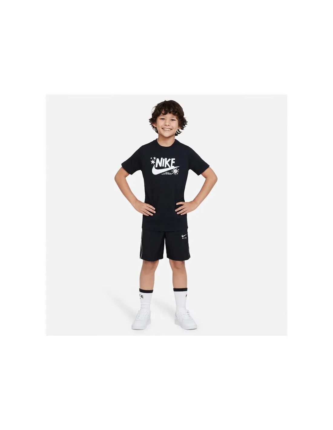 Camiseta de manga corta Nike Sportswear Niño Black