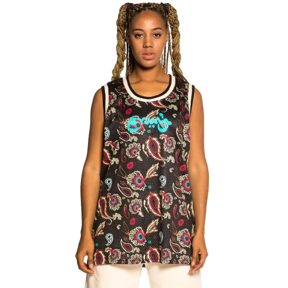 CAMISETA DE TIRANTES UNISEX GRIMEY "HOPE UNSEEN" ALL OVER PRINT MESH  BLACK | SUMMER 21