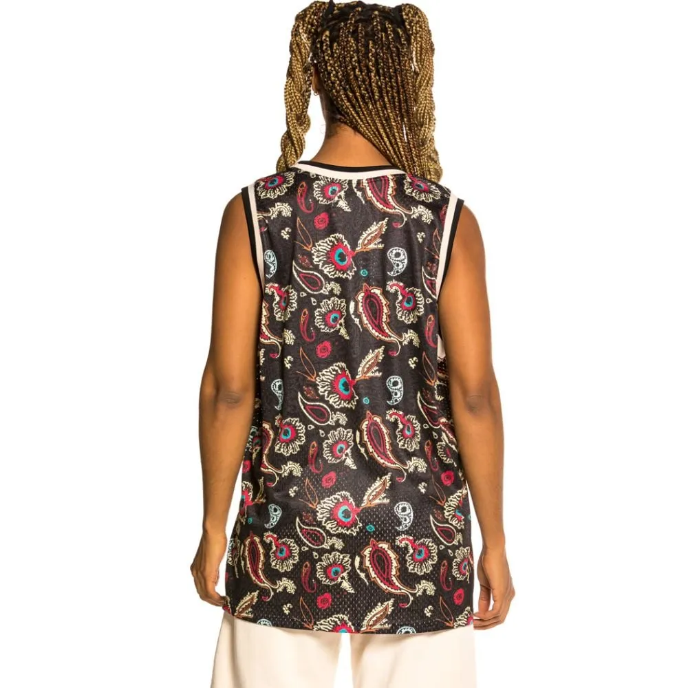 CAMISETA DE TIRANTES UNISEX GRIMEY "HOPE UNSEEN" ALL OVER PRINT MESH  BLACK | SUMMER 21