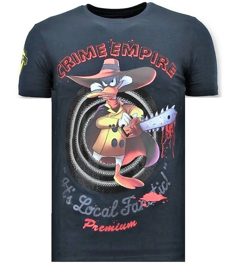 CAMISETA EXCLUSIVA HOMBRE  IMPERIO DEL CRIMEN  AZUL