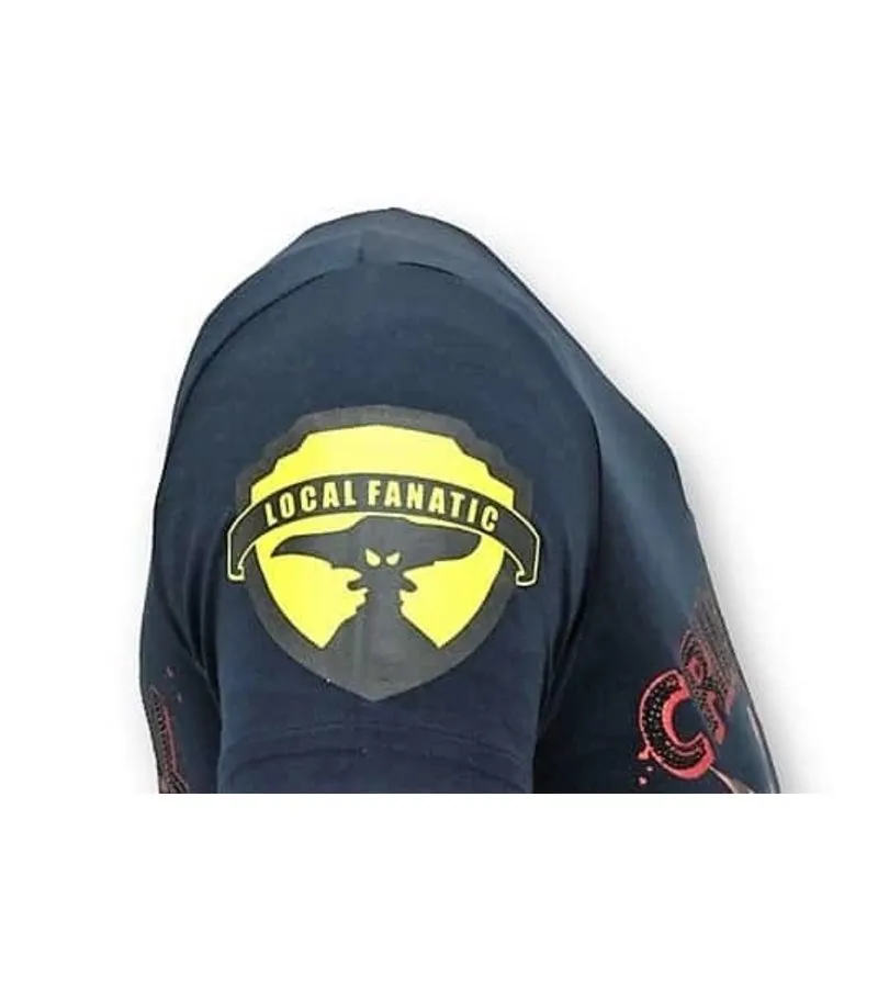 CAMISETA EXCLUSIVA HOMBRE  IMPERIO DEL CRIMEN  AZUL