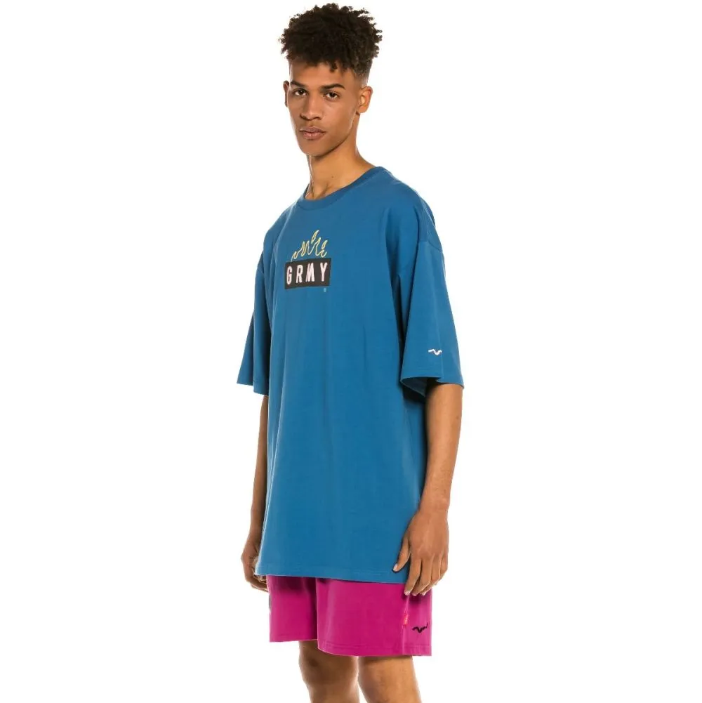 CAMISETA GRIMEY "TRESPASS" OVERSIZE  BLUE | SUMMER 22