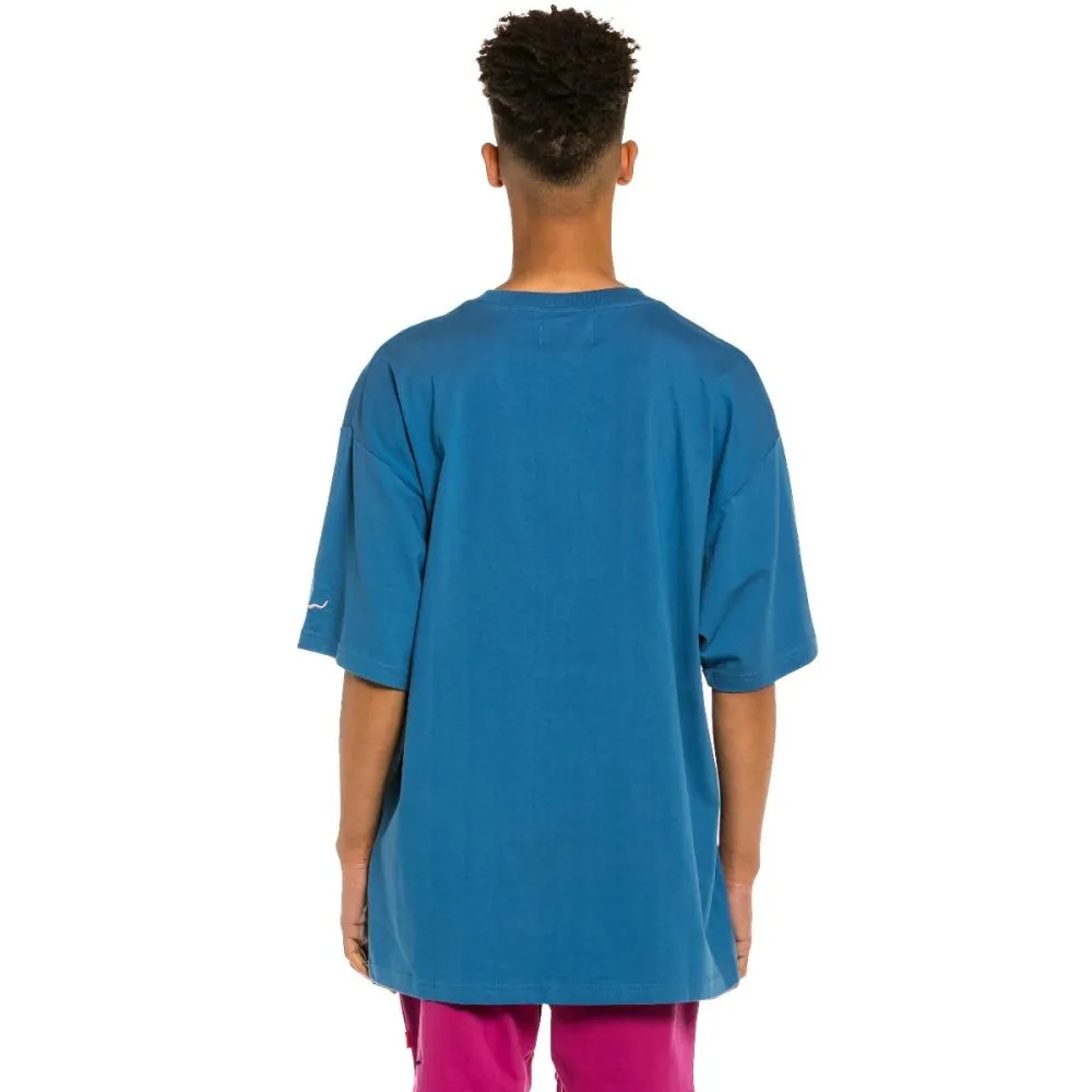 CAMISETA GRIMEY "TRESPASS" OVERSIZE  BLUE | SUMMER 22