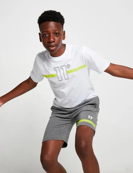 CAMISETA JR 11 DEGREES GRAPHIC  WHITE / CHARCOAL MARL