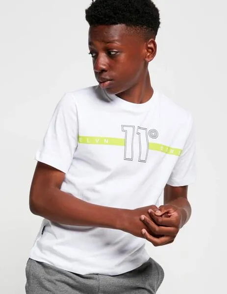 CAMISETA JR 11 DEGREES GRAPHIC  WHITE / CHARCOAL MARL