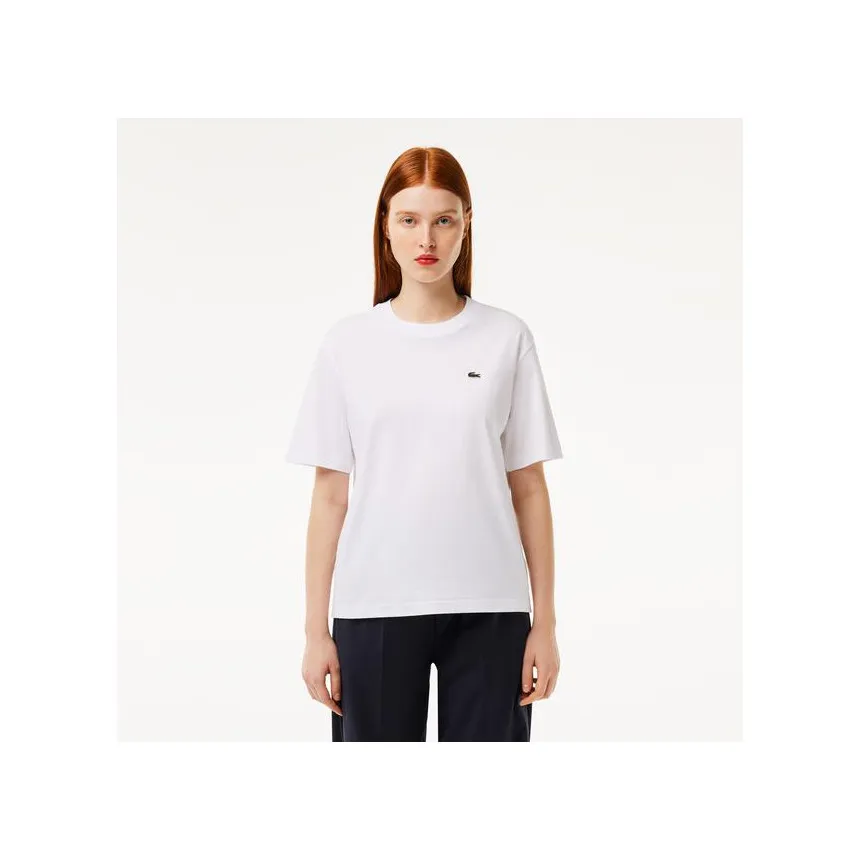 Camiseta Lacoste De Algodón Pima Para Mujer