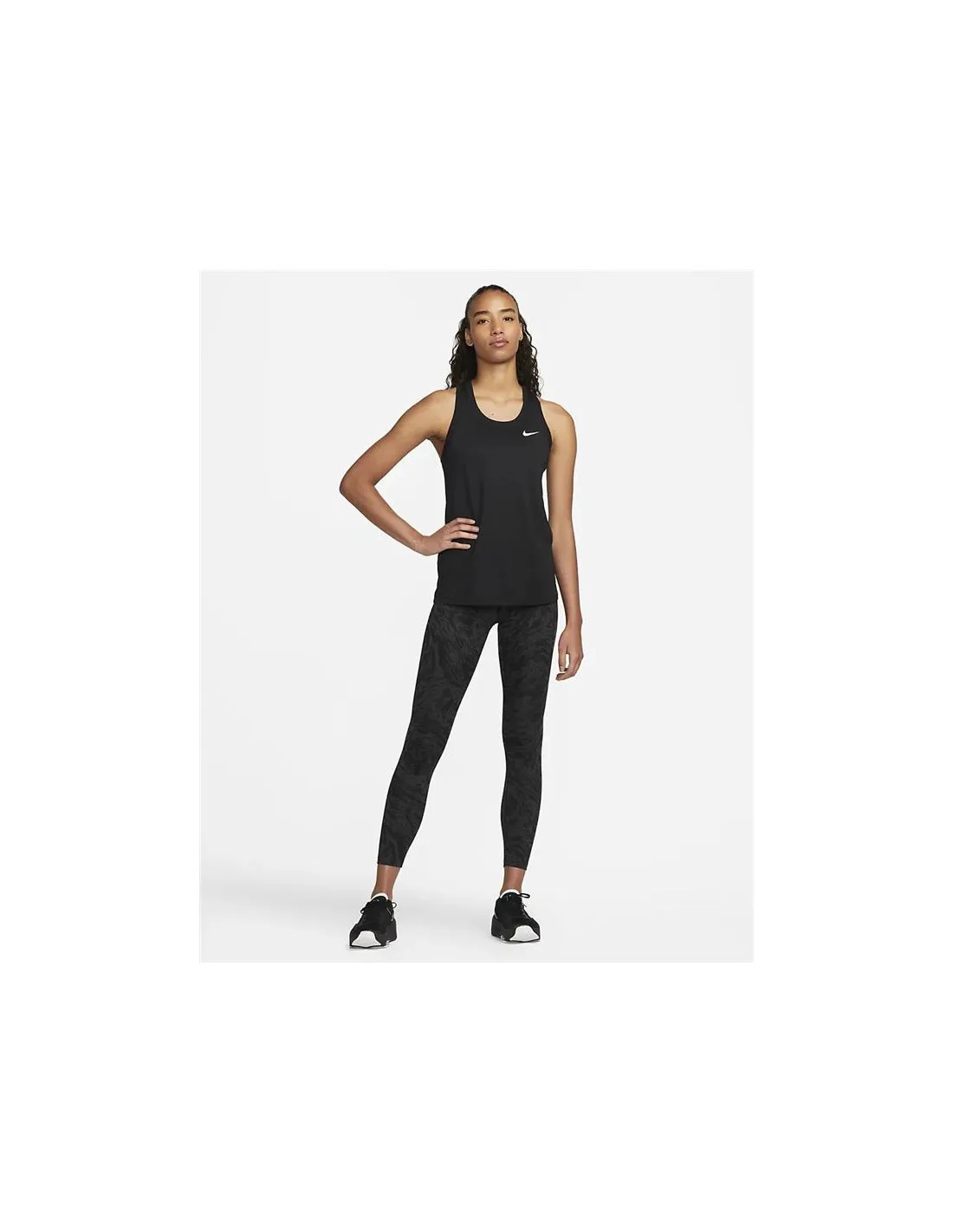 CAMISETA NIKE DRIFIT MUJER NEGRO