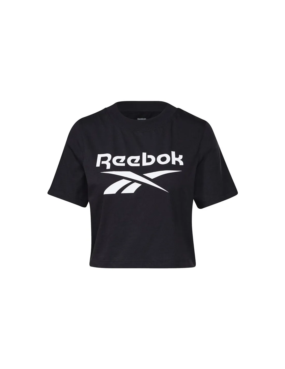 Camiseta Reebok Cropped Identity W Black