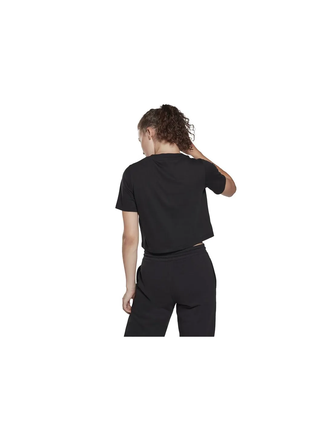 Camiseta Reebok Cropped Identity W Black