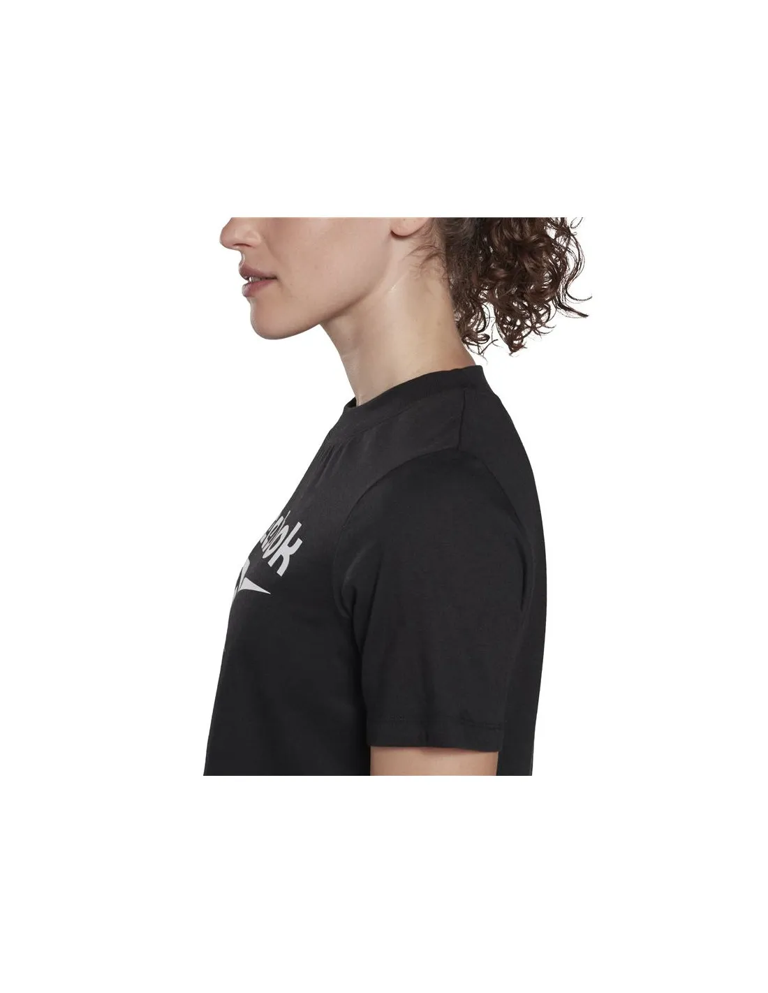 Camiseta Reebok Cropped Identity W Black