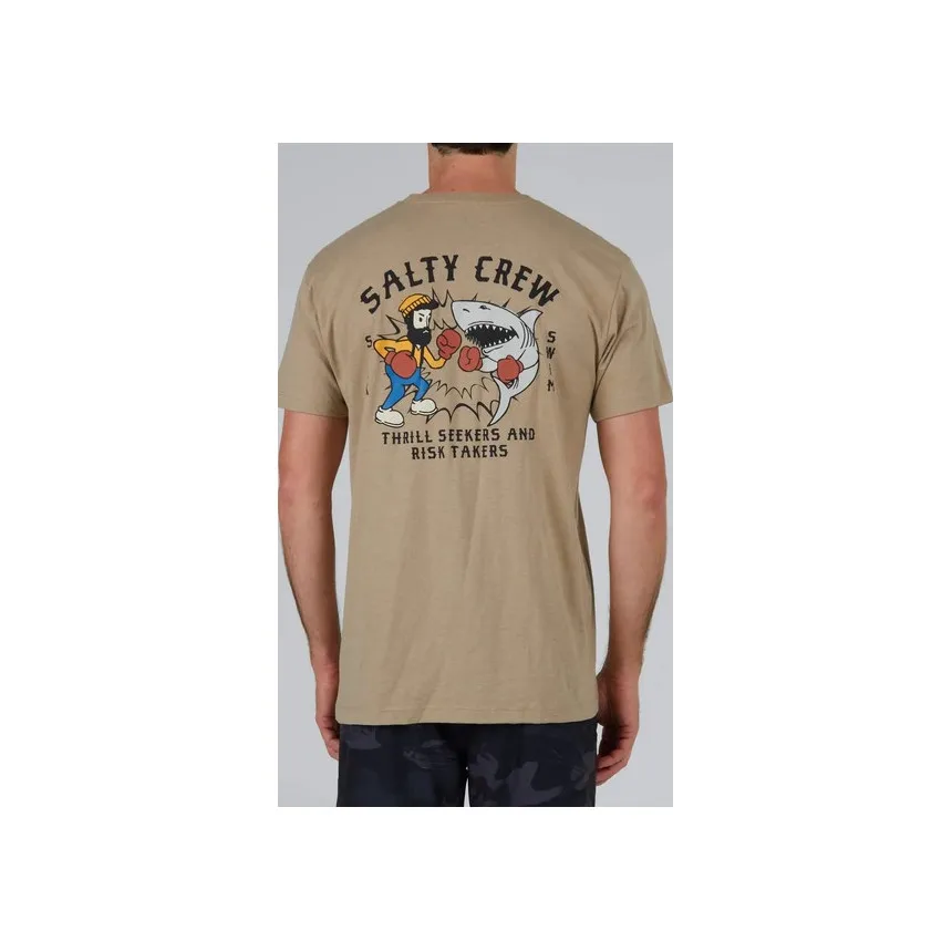 Camiseta Salty Crew Fish Fight Para Hombre