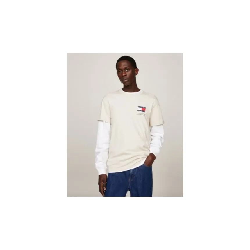 Camiseta Tommy Hilfiger Essential Flag Para Hombre