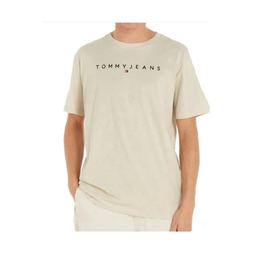 Camiseta Tommy Hilfiger Linear Logo Para Hombre