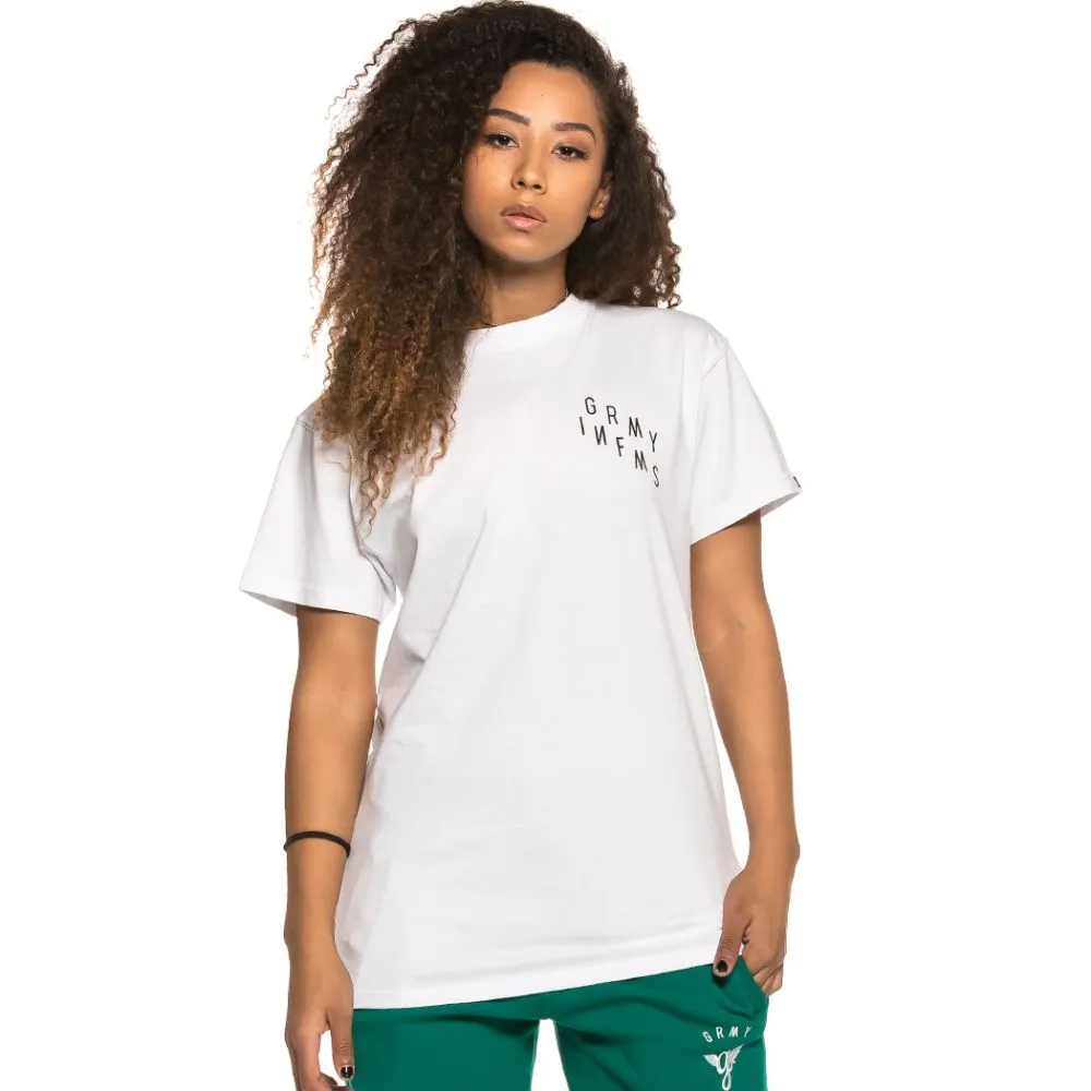 Camiseta Unisex Grimey Healing Touch Tee FW18 white