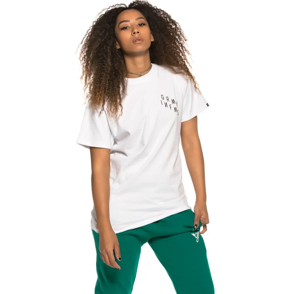 Camiseta Unisex Grimey Healing Touch Tee FW18 white