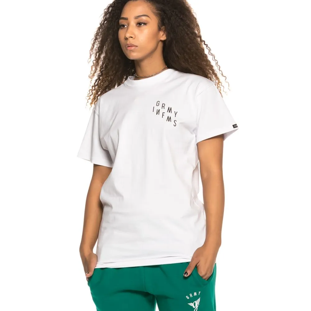 Camiseta Unisex Grimey Healing Touch Tee FW18 white