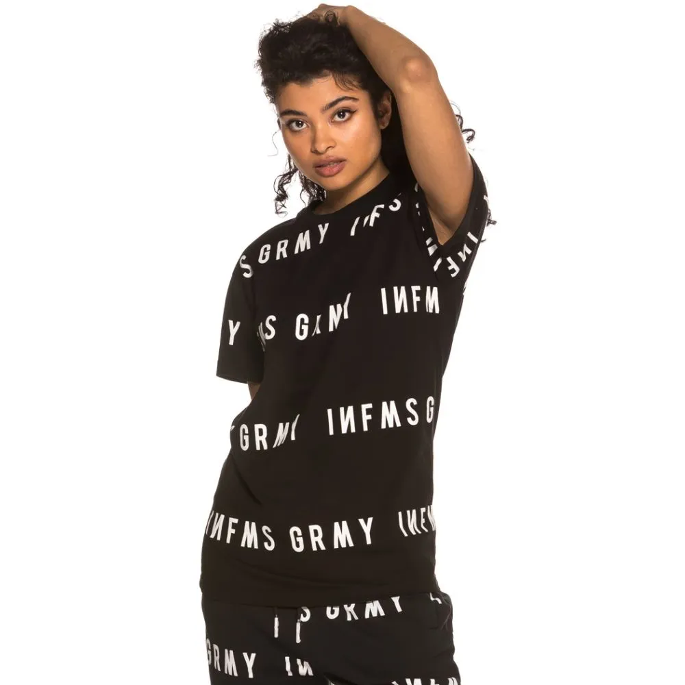 Camiseta Unisex Grimey Sober Heritage Tee SS19 Black