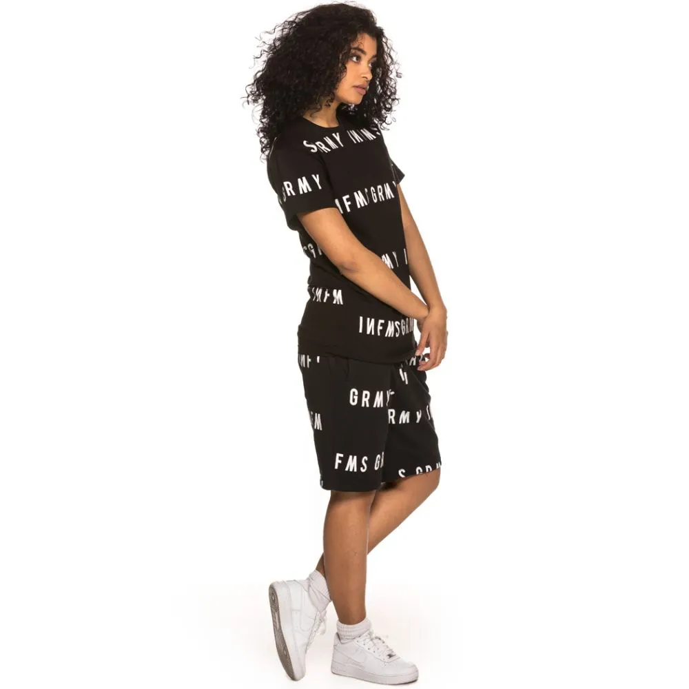 Camiseta Unisex Grimey Sober Heritage Tee SS19 Black