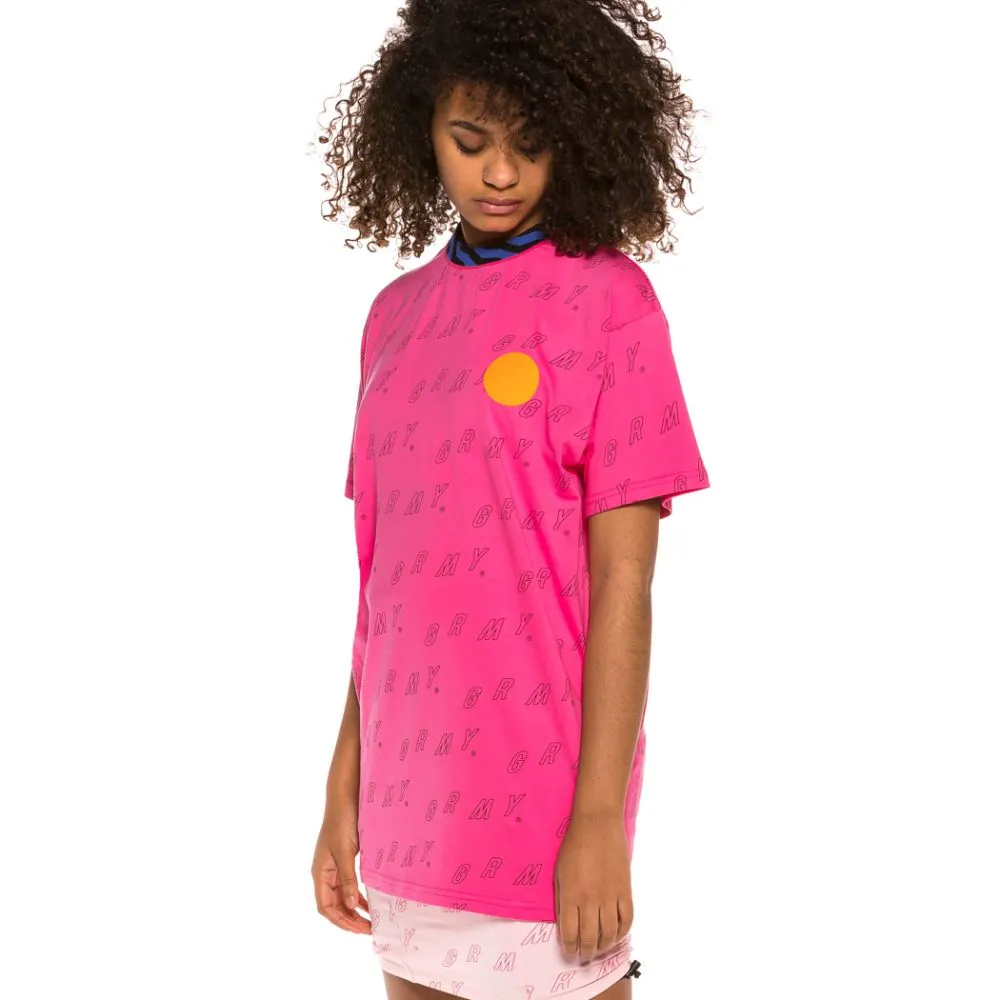 Camiseta Unisex Grimey Urmah Dojo All Over Print Tee SS20 Pink