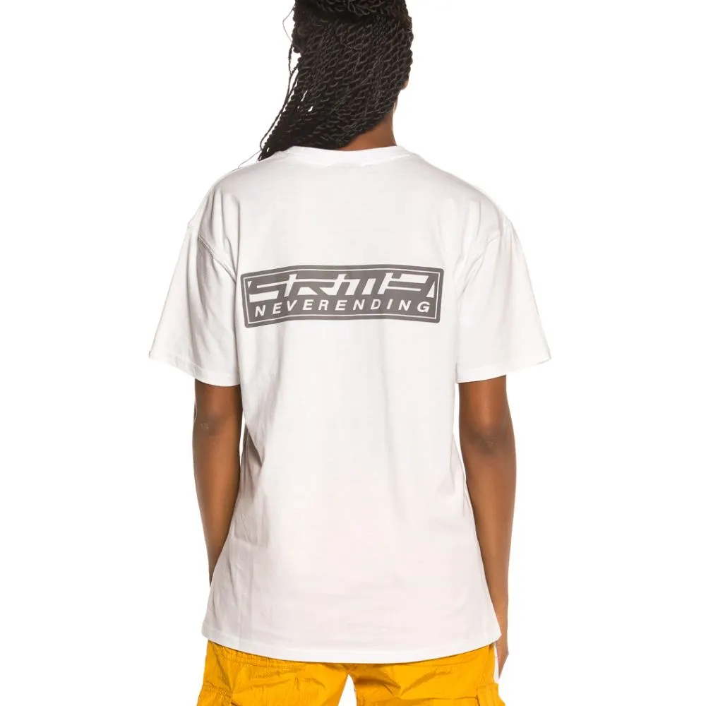 Camiseta Unisex Grimey Vostok Base Reflective Tee FW19 Antique White