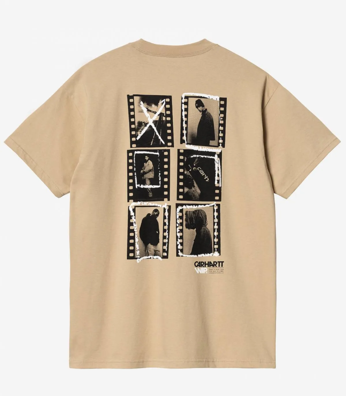 CARTHATT  CAMISETA PARA HOMBRE CAMEL  S/S CONTACT SHEET