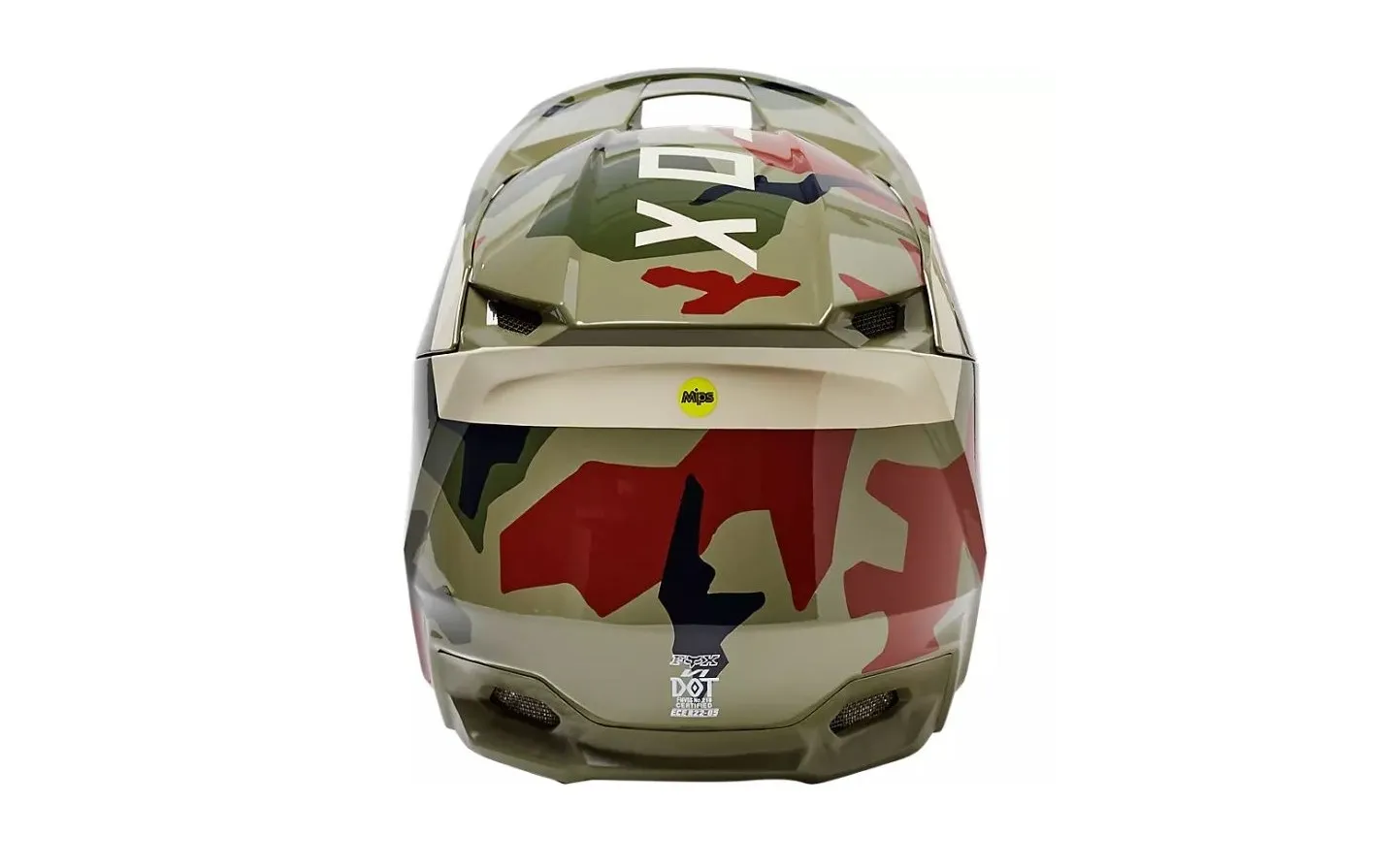 CASCO INFANTIL FOX V1 BNKR ECE NEGRO CAMO |28814247|