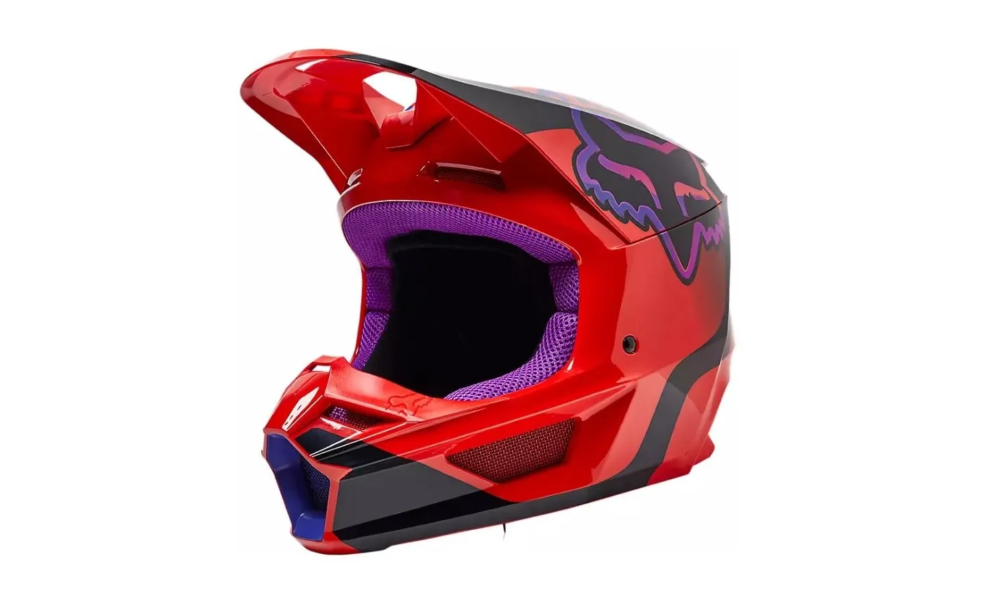 CASCO INFANTIL FOX V1 VENZ ECE ROJO FLUOR |28812110|