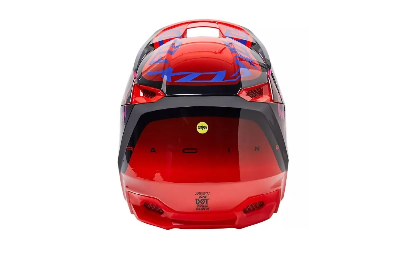 CASCO INFANTIL FOX V1 VENZ ECE ROJO FLUOR |28812110|