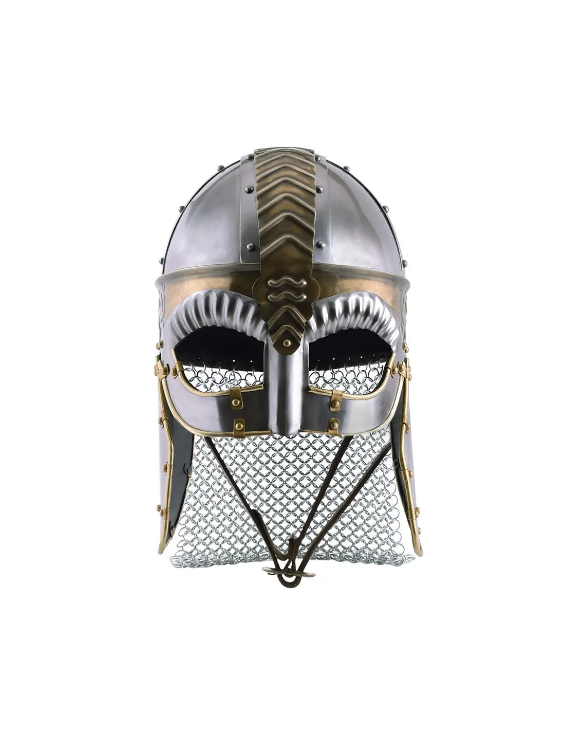 Casco medieval con visera Beowulf