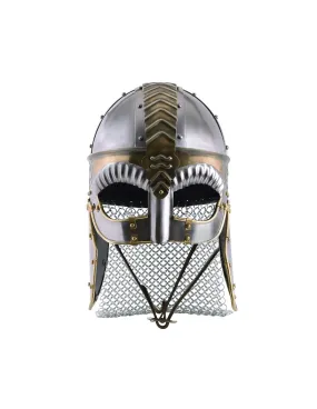 Casco medieval con visera Beowulf