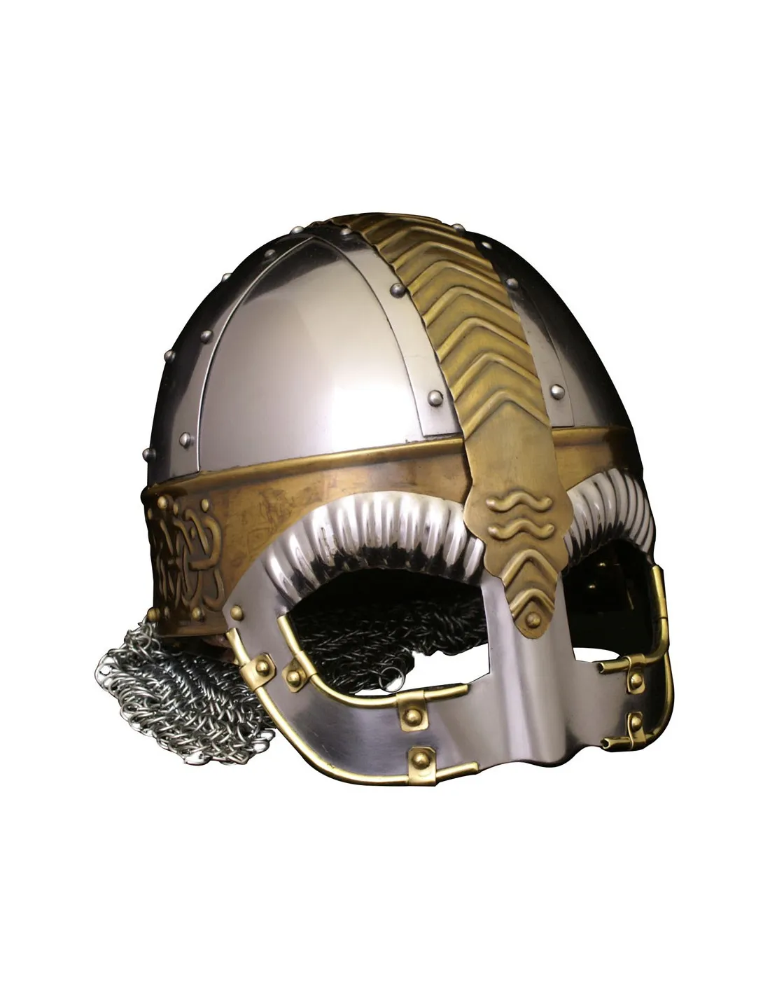 Casco medieval con visera Beowulf