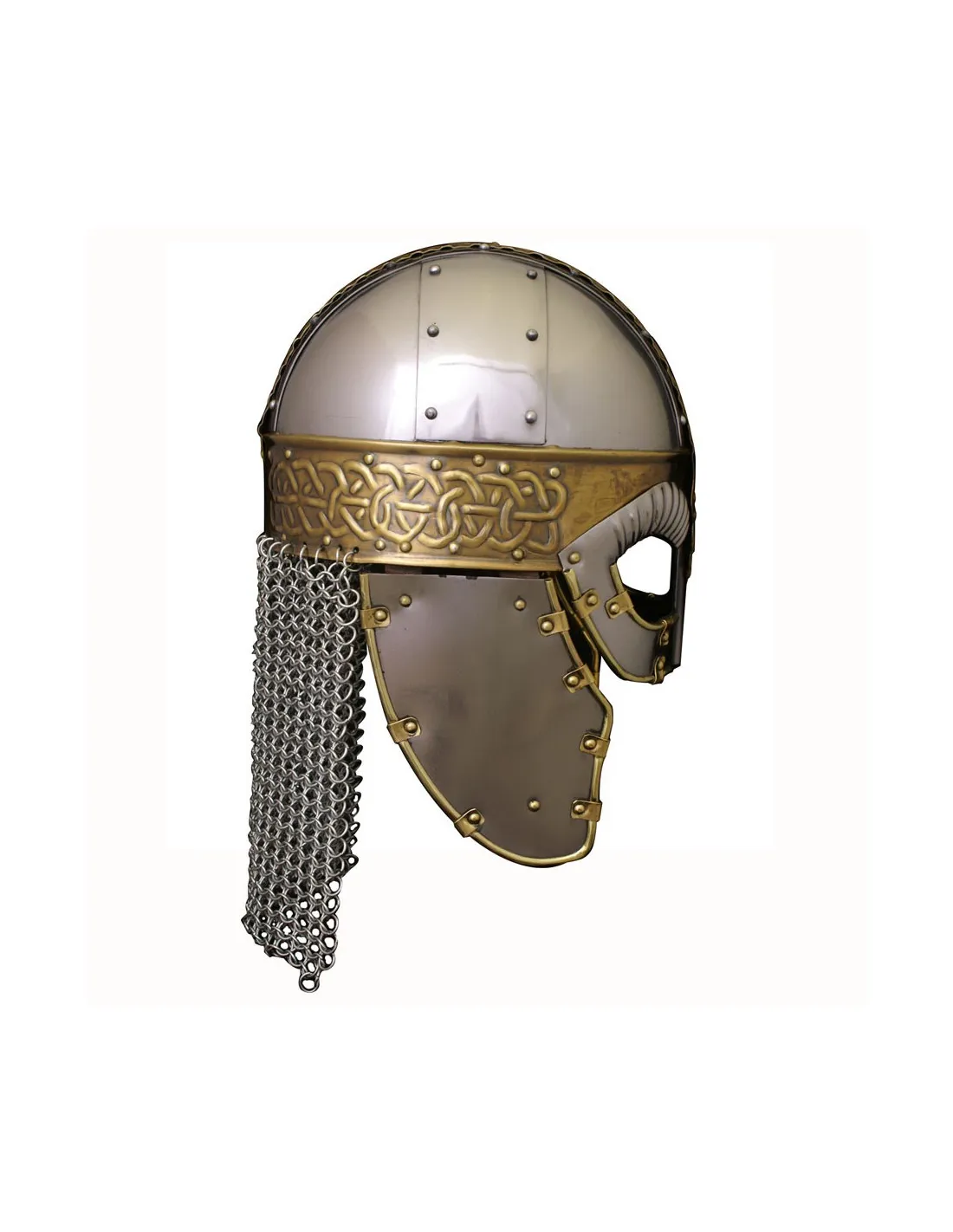 Casco medieval con visera Beowulf