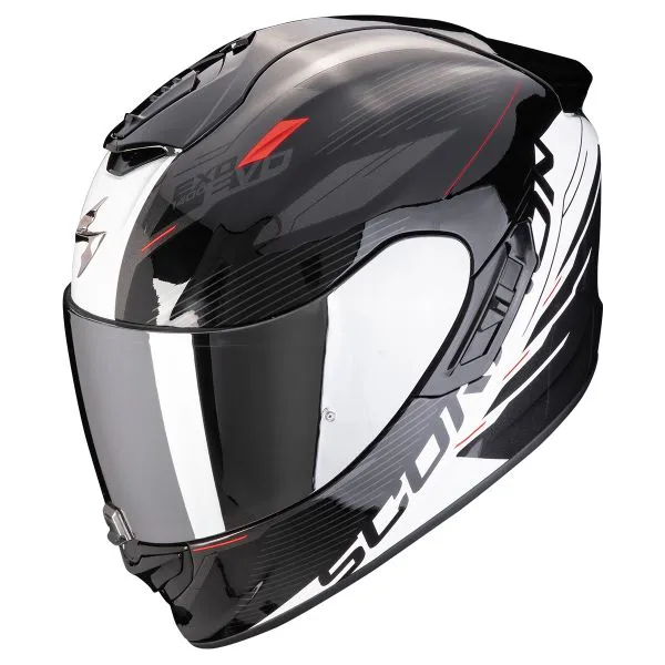 Casco Scorpion Exo 1400 Evo II Air Luma Black White 